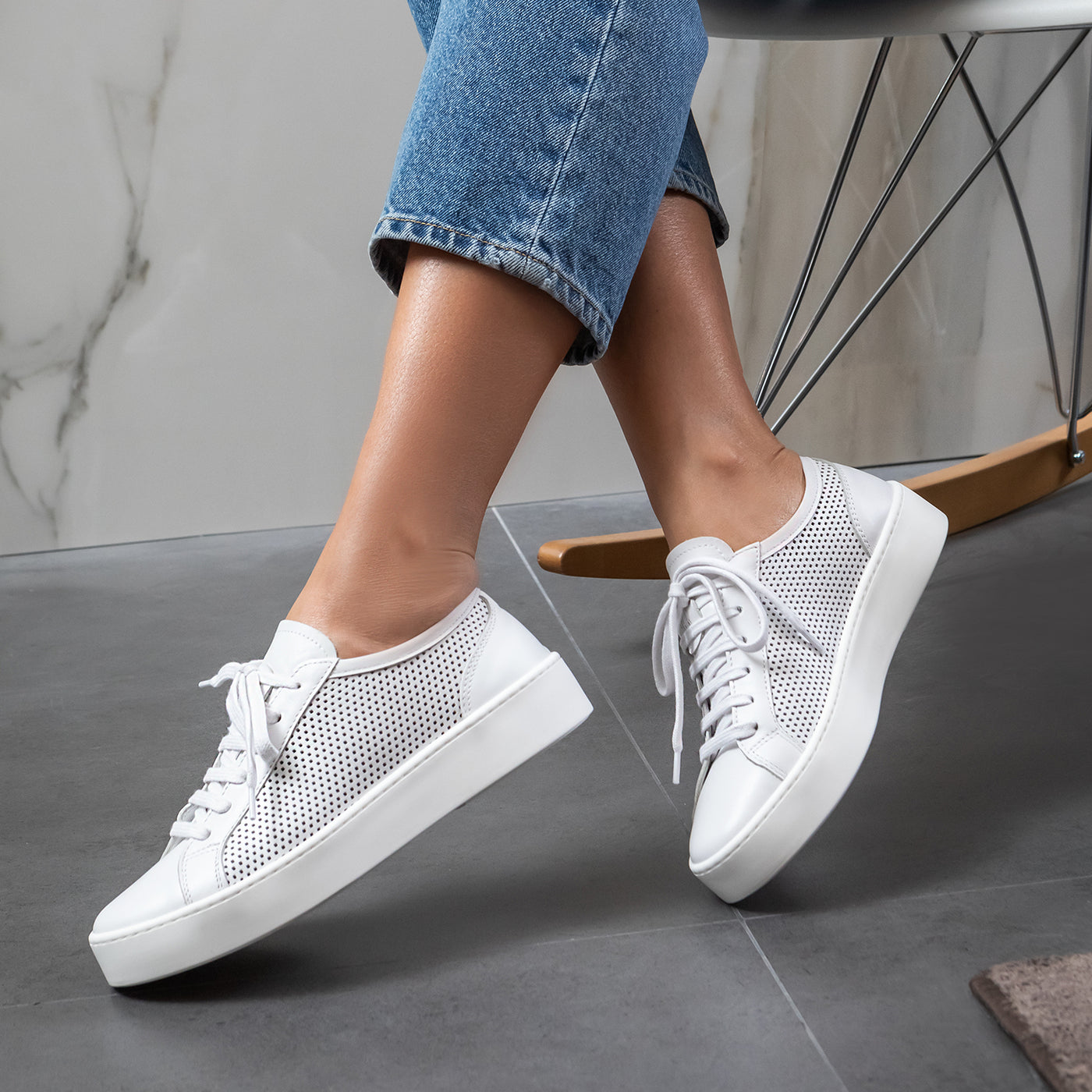 SNEAKER MESH WHITE