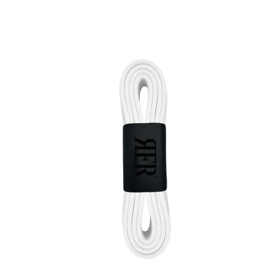 WHITE ELASTIC LACES